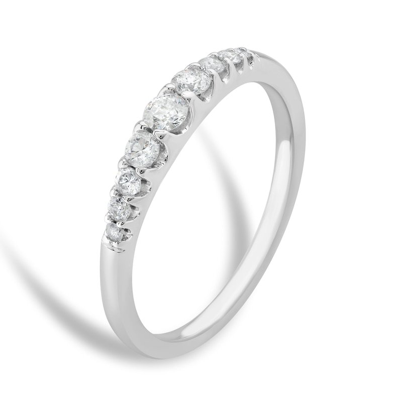 9ct White Gold 0.25ct Diamond Eternity Ring