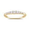 Thumbnail Image 1 of 9ct Yellow Gold 0.25ct Diamond Graduated Eternity Ring