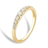 Thumbnail Image 1 of 9ct Yellow Gold 0.25ct Diamond Graduated Eternity Ring