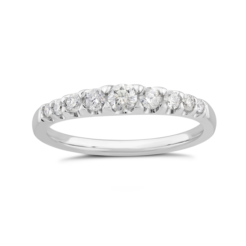 9ct White Gold 0.33ct Diamond Eternity Ring