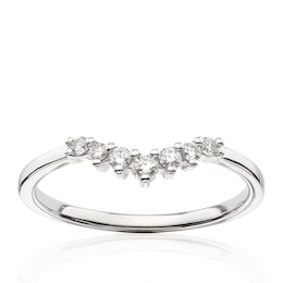 9ct White Gold 0.13ct Diamond Eternity Ring