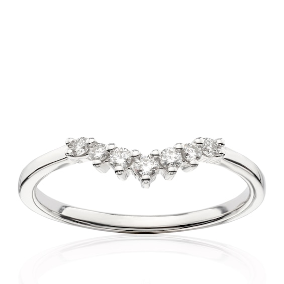 9ct White Gold 0.13ct Diamond Eternity Ring
