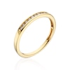 Thumbnail Image 2 of 9ct Yellow Gold 0.10ct Diamond Eternity Ring