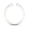 Thumbnail Image 2 of Silver 0.05ct Diamond Bezel Eternity Ring