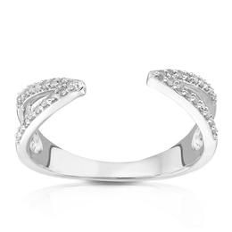 Silver 0.15ct Diamond Eternity Ring