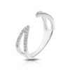 Thumbnail Image 1 of Silver 0.15ct Diamond Eternity Ring