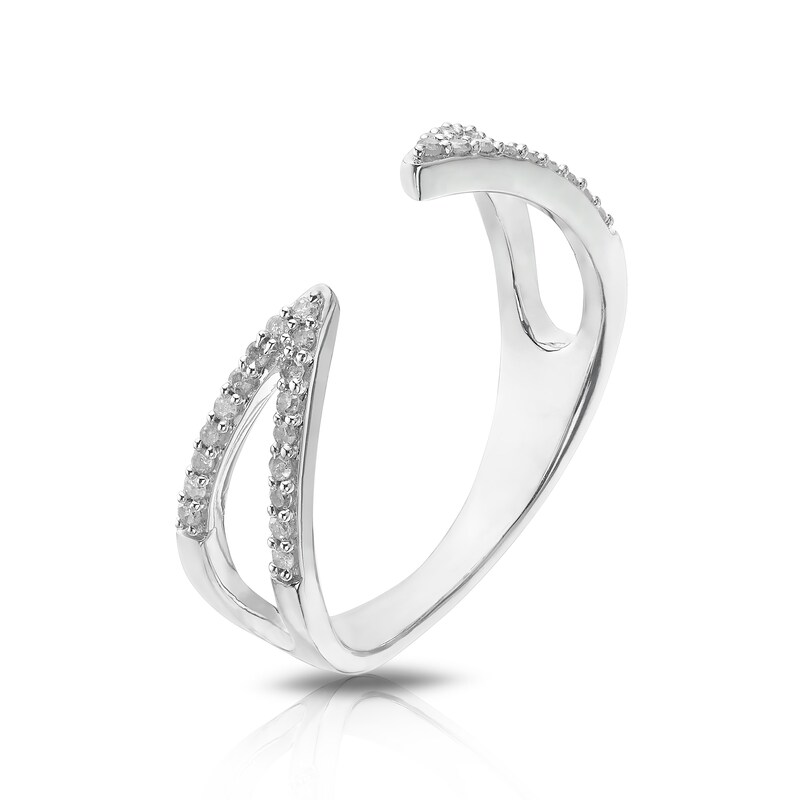 Silver 0.15ct Diamond Eternity Ring