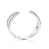 Thumbnail Image 2 of Silver 0.15ct Diamond Eternity Ring