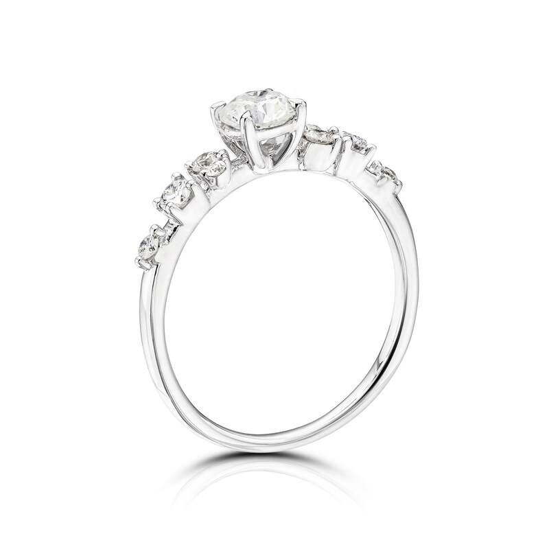 9ct White Gold 0.66ct Diamond Solitaire Ring