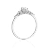 Thumbnail Image 2 of 9ct White Gold 0.40ct Diamond Marquise Solitaire Ring
