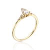 Thumbnail Image 2 of 9ct Yellow Gold 0.50ct Diamond Pear-Cut Solitaire Ring