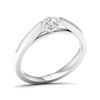 Thumbnail Image 1 of The Diamond Story 18ct White Gold Solitaire 0.25ct Diamond Ring
