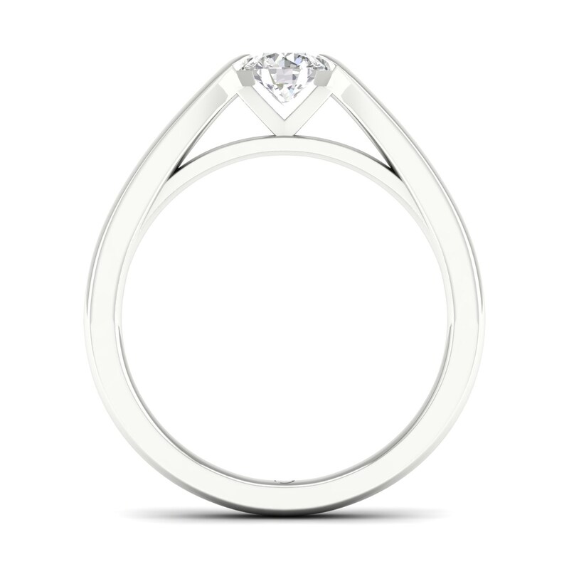 Main Image 3 of The Diamond Story 18ct White Gold Solitaire 0.25ct Diamond Ring