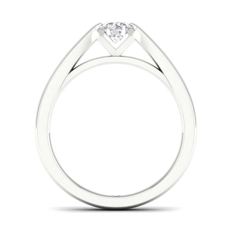 Main Image 3 of The Diamond Story 18ct White Gold Solitaire 0.30ct Diamond Ring