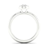Thumbnail Image 3 of The Diamond Story 18ct White Gold Rub Over Solitaire 0.50ct Diamond Ring