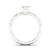Thumbnail Image 3 of The Diamond Story 18ct White Gold Rub Over Solitaire 0.30ct Diamond Ring