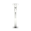 Thumbnail Image 4 of The Diamond Story 18ct White Gold Rub Over Solitaire 0.30ct Diamond Ring