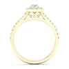 Thumbnail Image 3 of The Diamond Story 18ct Yellow Gold Pear 0.50ct Total Diamond Ring