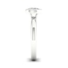 Thumbnail Image 4 of The Diamond Story 18ct White Gold Rub Over Pear Solitaire 0.30ct Diamond Ring