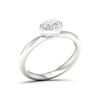 Thumbnail Image 2 of The Diamond Story 18ct White Gold Rub Over Solitaire 0.37ct Diamond Ring