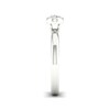 Thumbnail Image 4 of The Diamond Story 18ct White Gold Rub Over Solitaire 0.37ct Diamond Ring