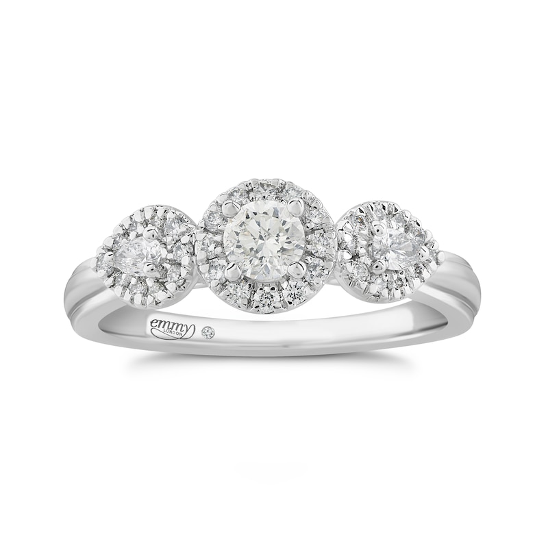 Emmy London 18ct White Gold 0.50ct Total Diamond Ring
