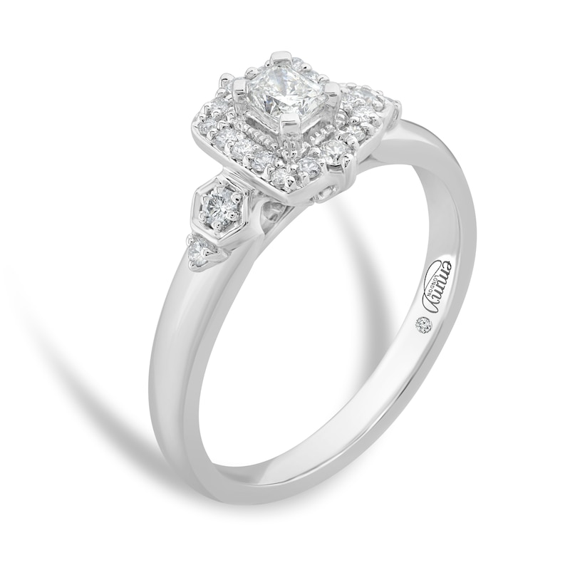 Emmy London Platinum 0.33ct Total Diamond Ring