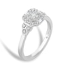 Thumbnail Image 0 of Emmy London 18ct White Gold 0.33ct Diamond Cushion Halo Ring