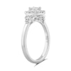 Thumbnail Image 1 of Emmy London 18ct White Gold 0.33ct Diamond Cushion Halo Ring
