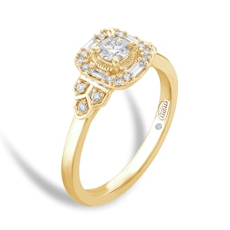 Emmy London 18ct Yellow Gold 0.33ct Total Diamond Ring