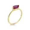 9ct Yellow Gold Ruby Marquise Ring