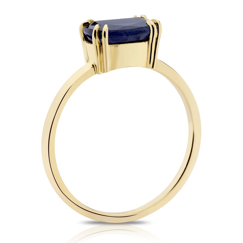 9ct Yellow Gold Sapphire Ring
