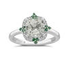 Thumbnail Image 3 of Emmy London 18ct White Gold Green Quartz & Diamond Ring