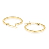 Thumbnail Image 2 of 9ct Yellow Gold Hoop Earrings 15mm