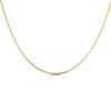 Thumbnail Image 1 of 9ct Yellow Gold Herringbone Chain 15inch + 2inch