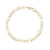 Thumbnail Image 1 of 9ct Yellow Gold 9'' Figaro Chain Bracelet