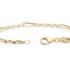 Thumbnail Image 2 of 9ct Yellow Gold 8'' Figaro Chain Bracelet