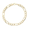 Thumbnail Image 2 of 9ct Yellow Gold 9'' Figaro Chain Bracelet