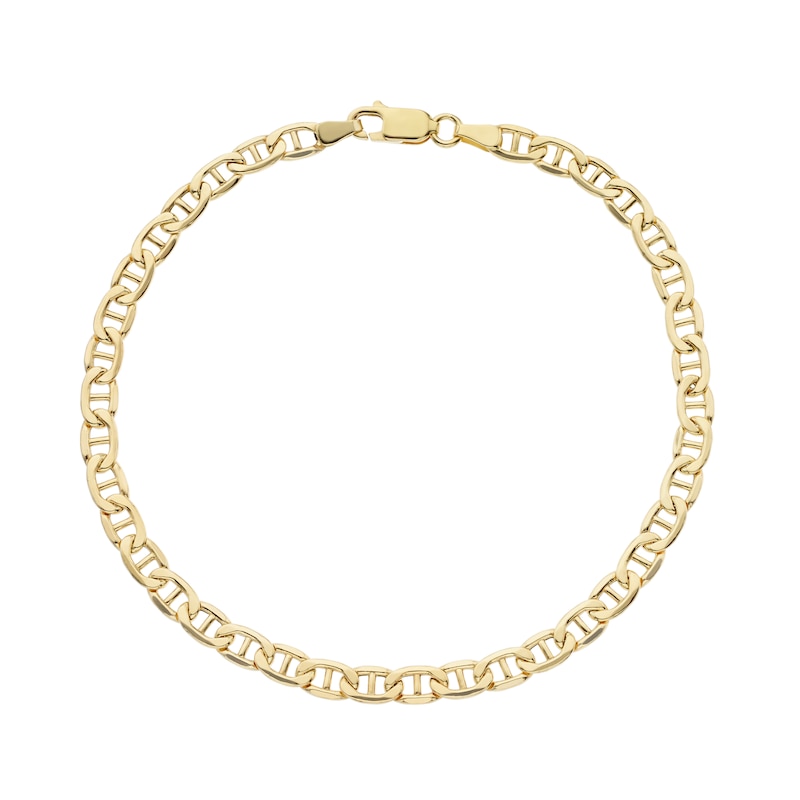 9ct Yellow Gold 9'' Anchor Chain Bracelet