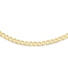 Thumbnail Image 2 of 9ct Yellow Gold Solid 8'' Curb Chain Bracelet