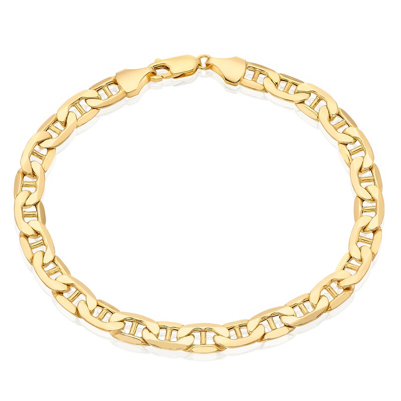 9ct Yellow Gold 8" Anchor Bracelet