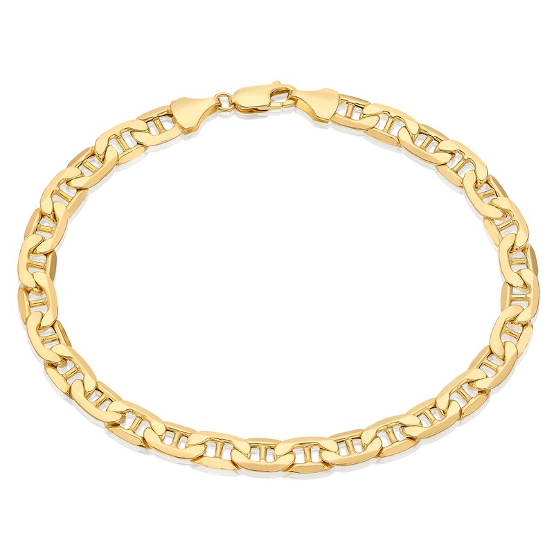 9ct Yellow Gold 9" Anchor Bracelet