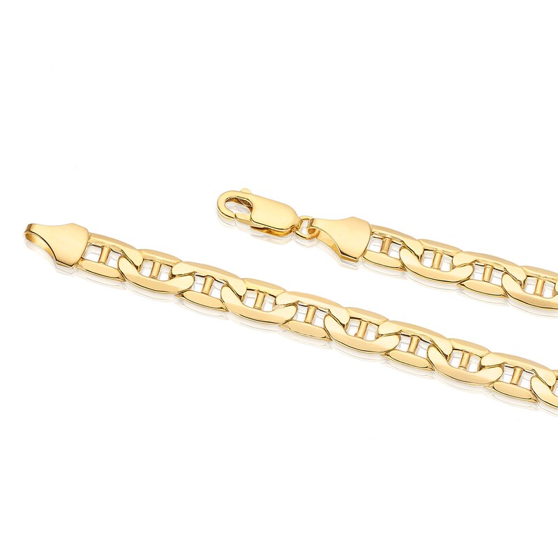 9ct Yellow Gold 9" Anchor Bracelet