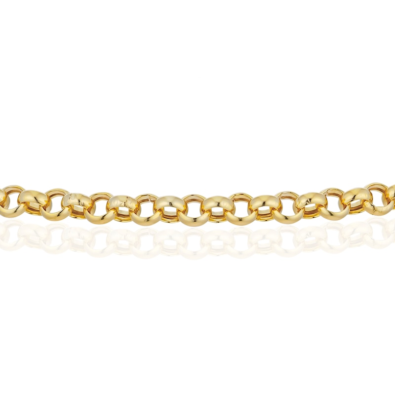 Main Image 2 of 9ct Yellow Gold 7Inch Belcher Chain Bracelet