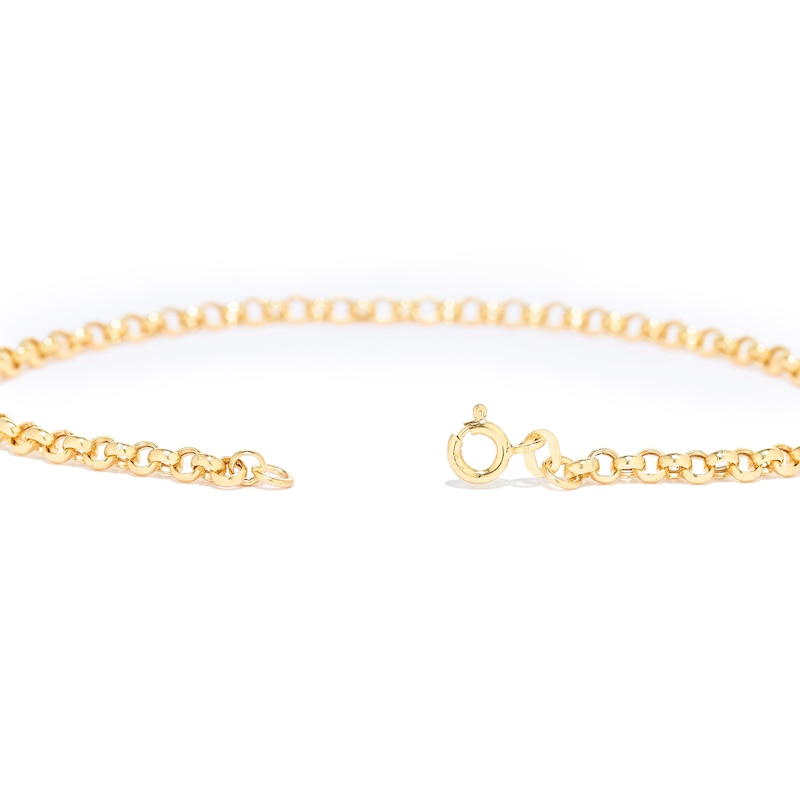 9ct Yellow Gold 7Inch Belcher Chain Bracelet