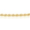 Thumbnail Image 2 of 9ct Yellow Gold 8" 60 Gauge Rope Chain Bracelet