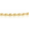 Thumbnail Image 2 of 9ct Yellow Gold 8" 80 Gauge Rope Chain Bracelet