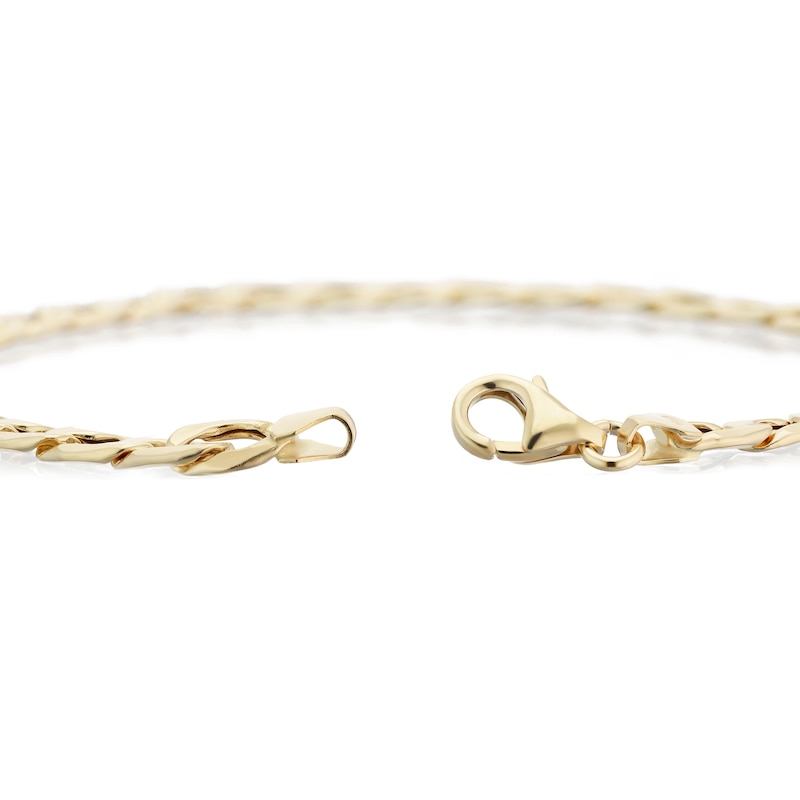 9ct Yellow Gold 9'' Curb Chain Bracelet