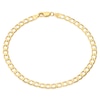 Thumbnail Image 1 of 9ct Yellow Gold 9'' Solid Curb Chain Bracelet