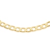 Thumbnail Image 1 of 9ct Yellow Gold 9'' Solid Curb Chain Bracelet